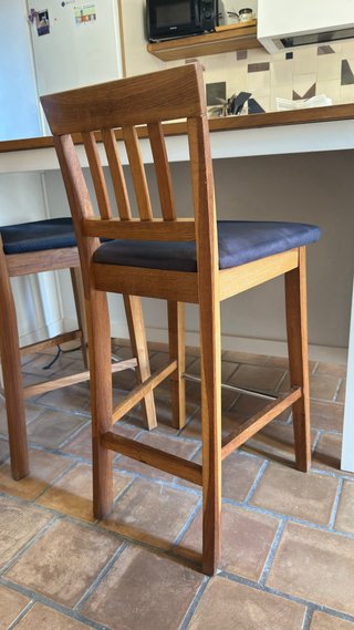 Sillas altas de madera