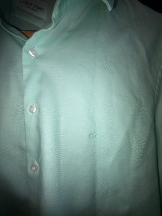 Camisa Calvin Klein verde hombre