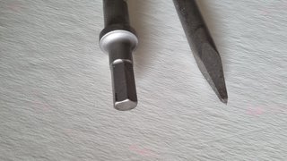 Coppia di scalpelli per martello demolitore 500