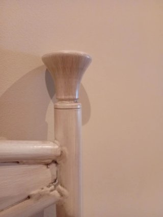 Cabezal forja crema envejecido