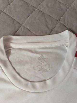 Camiseta Adidas Blanca y Roja