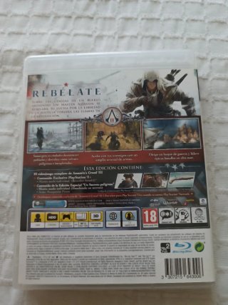 Assassin's Creed III PS3, PAL España