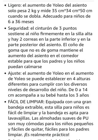 Trona de viaje YOLEO con estampado infantil