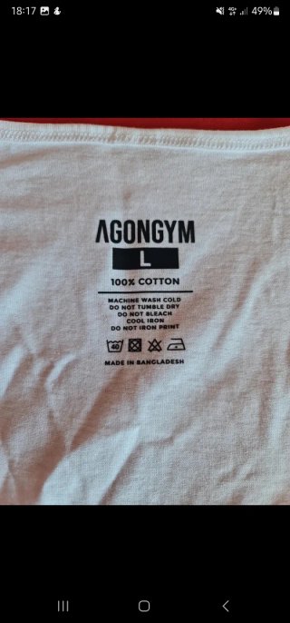 Camiseta tirantes Agongym Talla L