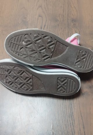 Zapatillas Converse altas rosas