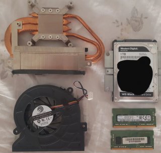 Disco Duro 1TB WD, RAM y Ventilador PC
