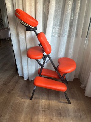 Silla de Masaje Portátil Naranja