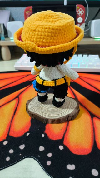 Muñeco crochet Ace One Piece