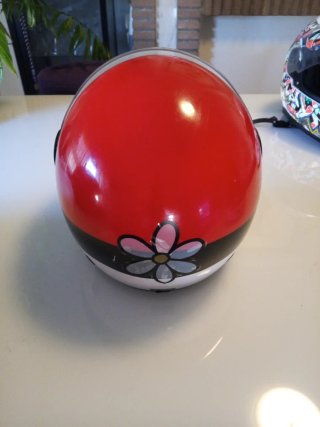 Casco Jet Moto Rojo