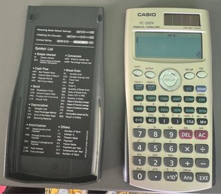 Calculadora Financiera Casio FC-200V