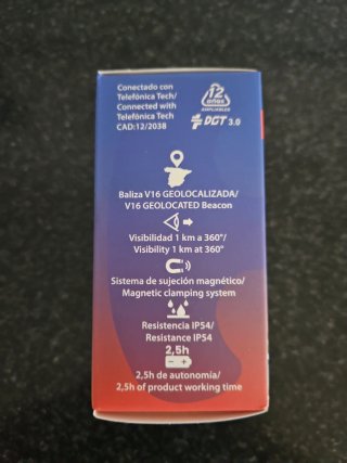 Luz Emergencia Geolocalizable V16 DGT