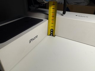 Cajas vacías iPhone y Apple Watch S3