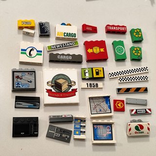 Lotto Piastrelle LEGO Cargo Transport