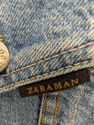 Chaqueta Vaquera Zara Talla S Forro Polar