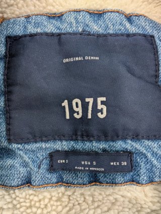 Chaqueta Vaquera Zara Talla S Forro Polar