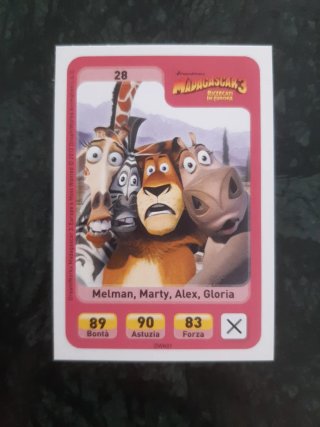 Carte Esselunga Eroi Dreamworks Madagascar 3