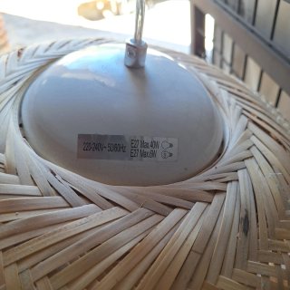 Lámpara colgante salón estilo colonial