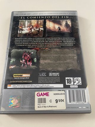God of War II PS2 Platinum