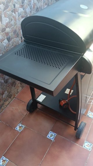Barbacoa a gas