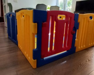 Parque infantil bebé con suelo goma EVA