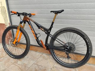 Bicicleta KTM Full Suspension Naranja