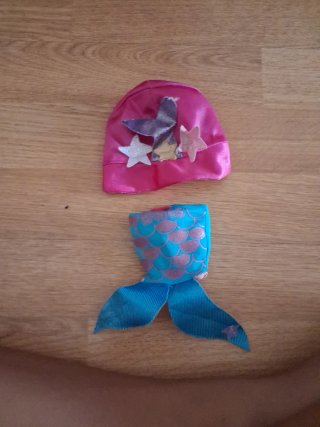 Ropa para Muñeca Bellies (Cola Sirena y Gorro)