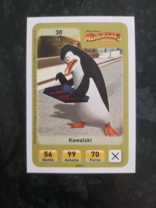 Carte Esselunga Eroi Dreamworks MadagascarKowalski