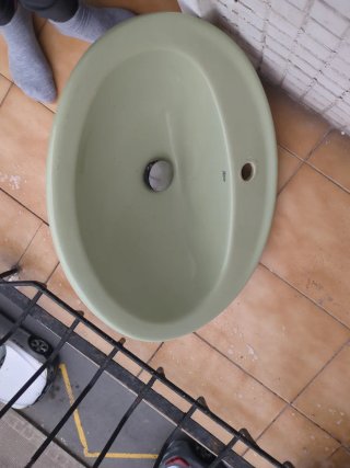 Lavabo Roca Verde Cerámica