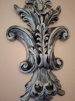 Apliques de pared resina gris