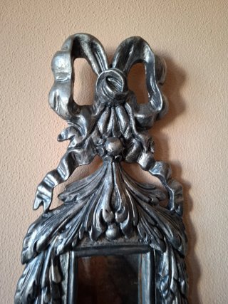 Apliques de pared resina gris