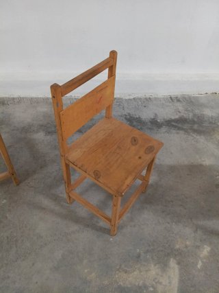 Lote de 3 Sillas de Madera para niñ@s 1-5€ 3-12€