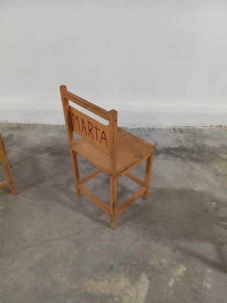 Lote de 3 Sillas de Madera para niñ@s 1-5€ 3-12€