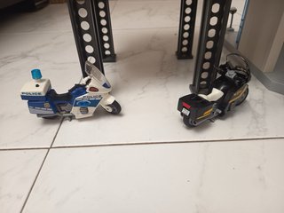 Comisaría de Policía con Helicóptero de playmobile