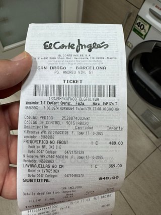 Frigorífico Combi TEKA NFL 342 C E Inox