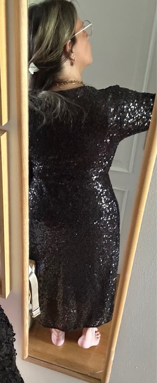 Vestido Lantejoulas Preto