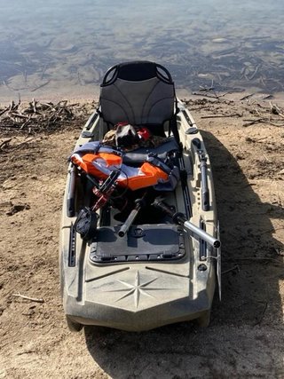 Kayak modular individual con aletas