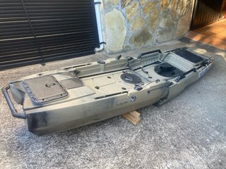 Kayak modular individual con aletas