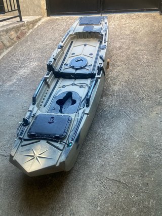 Kayak modular individual con aletas