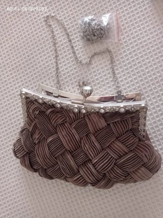 Bolso de fiesta trenzado
