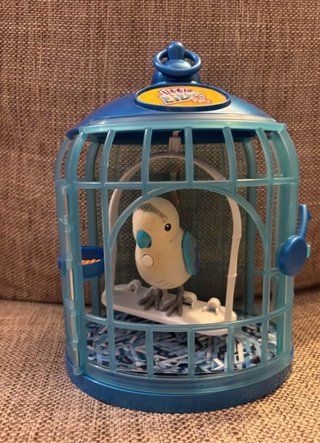 Little Live Pets Jaula Pájaro Azul