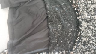 Falda midi Mango Lentejuelas