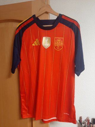 Camiseta España Adidas Roja Talla L