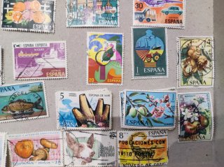 70 francobolli usati anni '70-'80