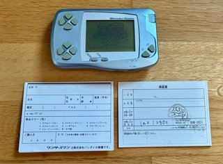 Bandai WonderSwan Azul Metálico Completa