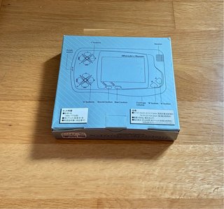 Bandai WonderSwan Azul Metálico Completa