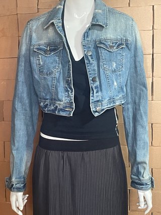 Chaqueta vaquera Mango cropped Talla M