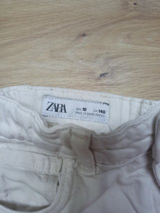 Falda pantalón Zara crema Talla 10