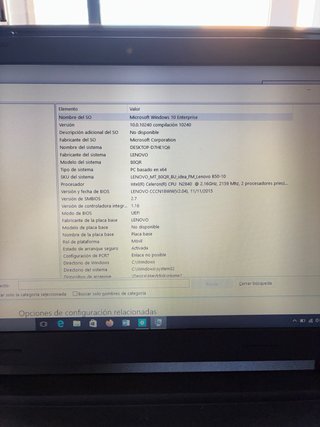 Portátil Lenovo 80QR Negro