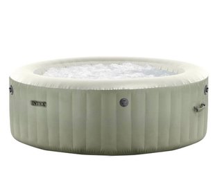 Spa Hinchable Intex Circular Verde Oliva.