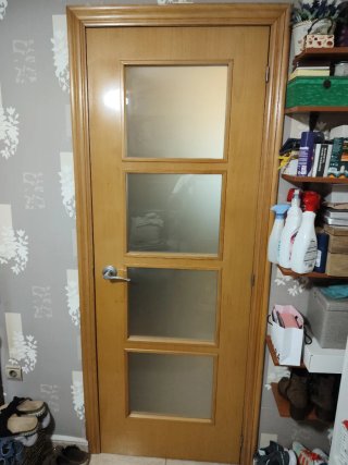 2 Puertas de interior madera maciza